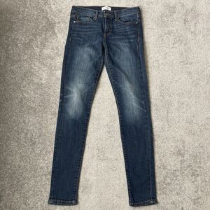 Banana Republic Jeans Womens 26 Skinny Dark Wash Blue Stretch Denim Pants Casual